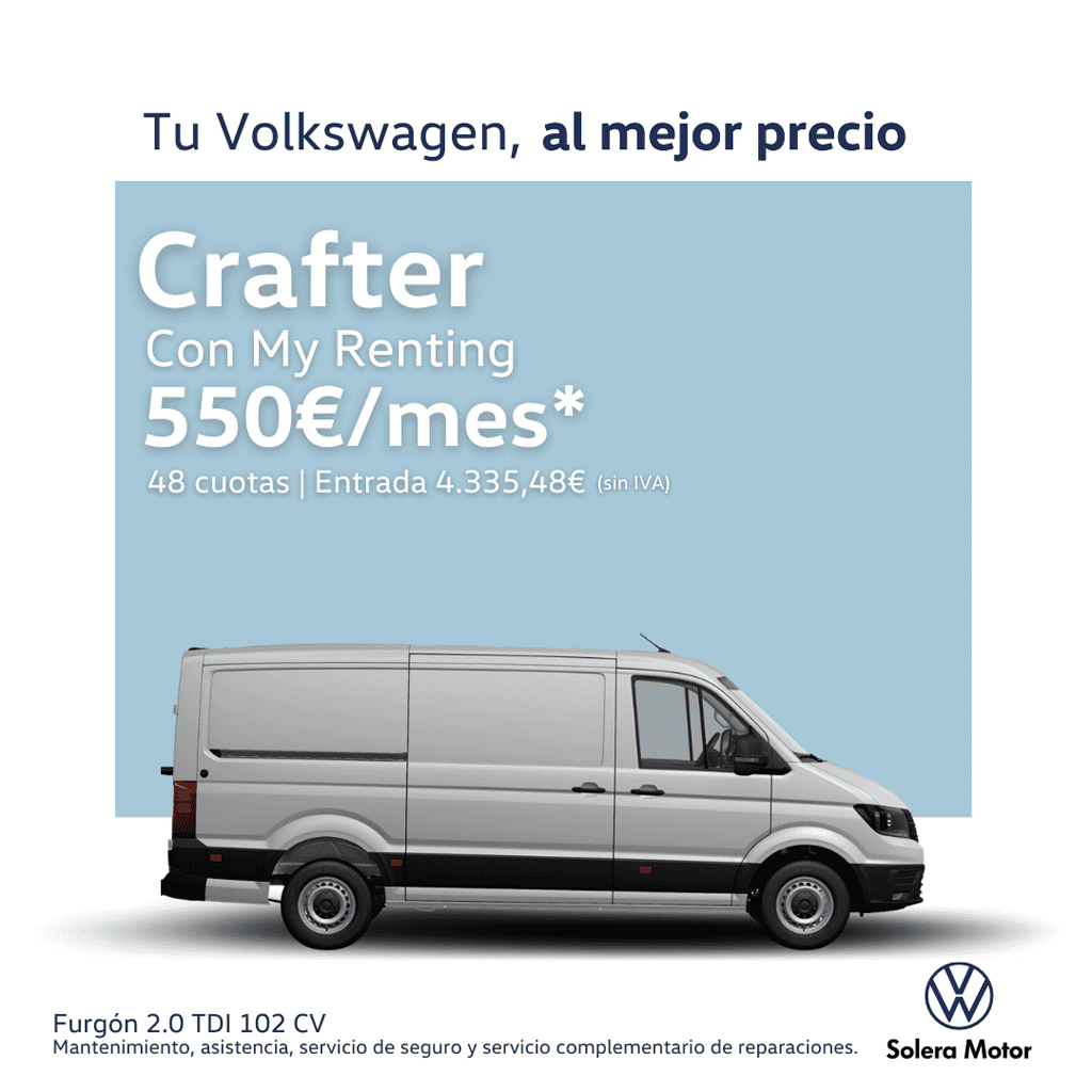 banner vw crafter renting